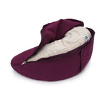 Glückssitz® MOND - regional hergestellt aubergine 40 x 17 x 12 cm Buchweizenschalen