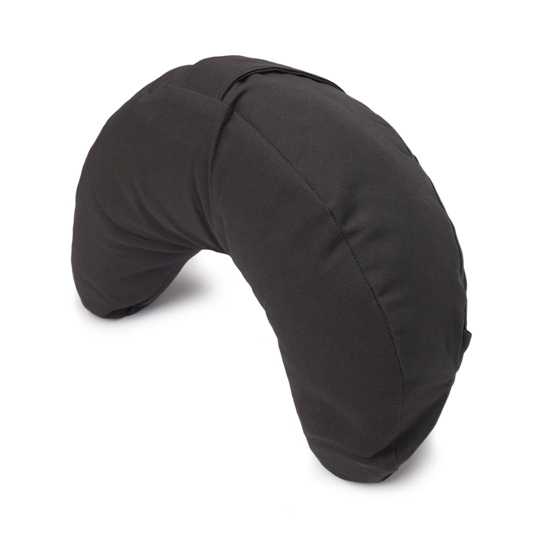 Glückssitz® MOND - regional hergestellt anthrazit 40 x 17 x 12 cm Buchweizenschalen