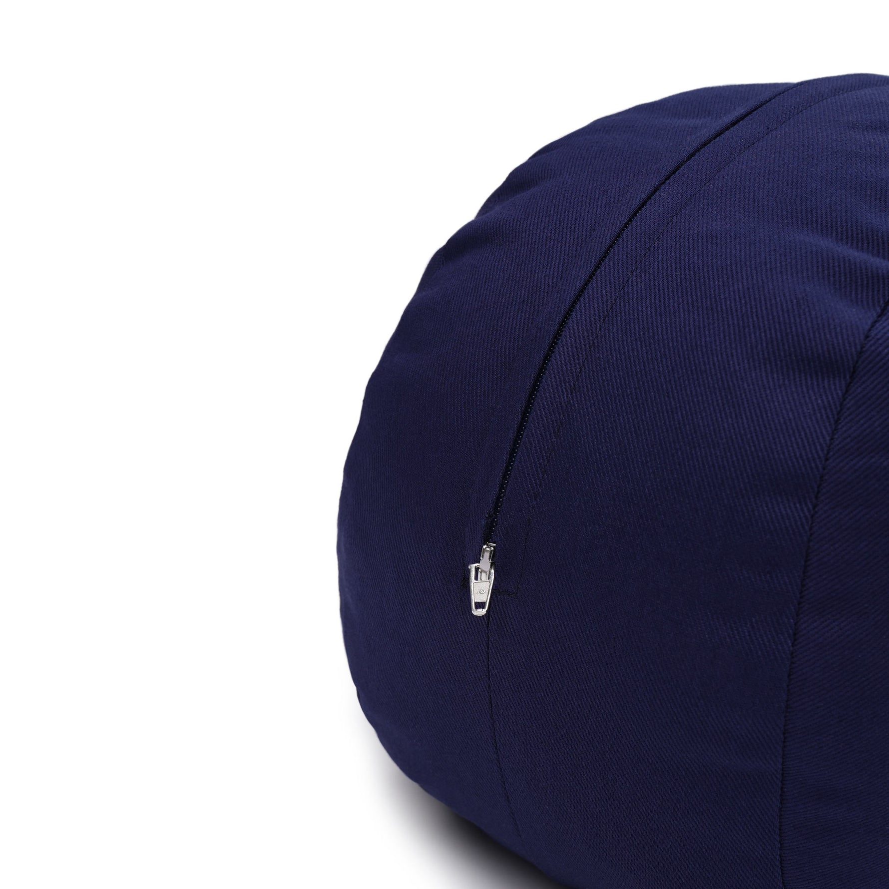 Glückssitz® Yogakissen OVAL - regional hergestellt marine 30 x 23 x 15 cm Buchweizenschalen