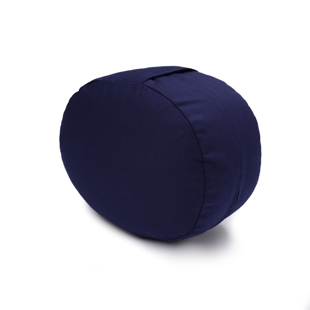 Glückssitz® Yogakissen OVAL - regional hergestellt marine 30 x 23 x 15 cm Buchweizenschalen