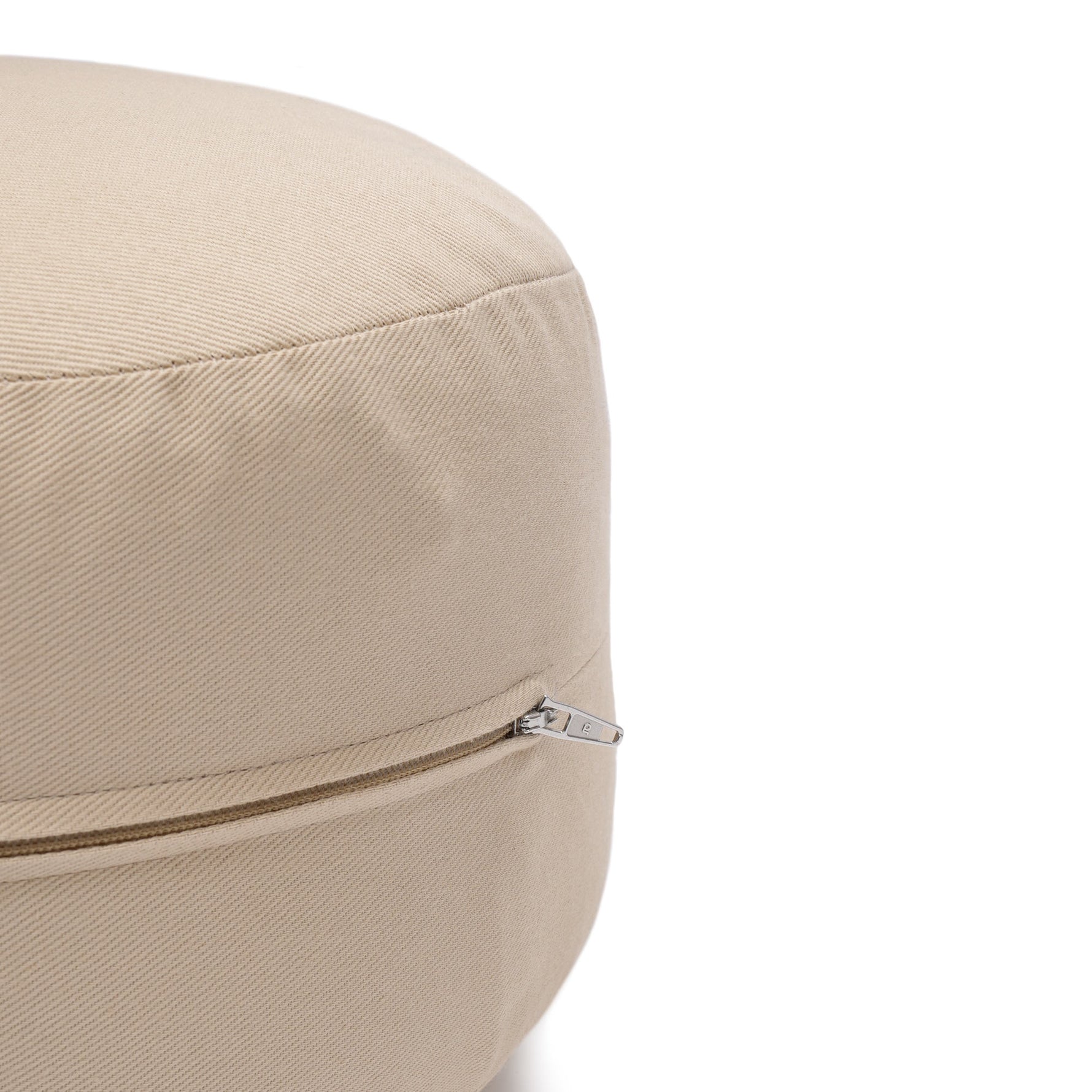Glückssitz® Yogakissen OVAL - regional hergestellt sand 30 x 23 x 15 cm Buchweizenschalen