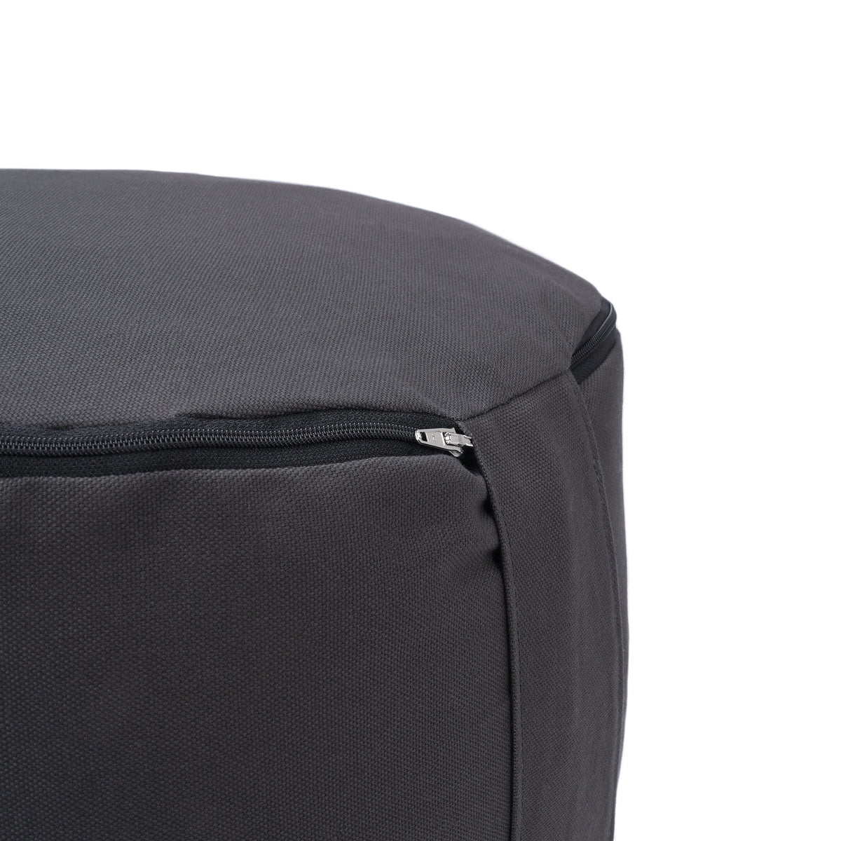 Glückssitz® Rondo Big D - regional hergestellt anthrazit 36 x 36 x 28 cm Buchweizenschalen
