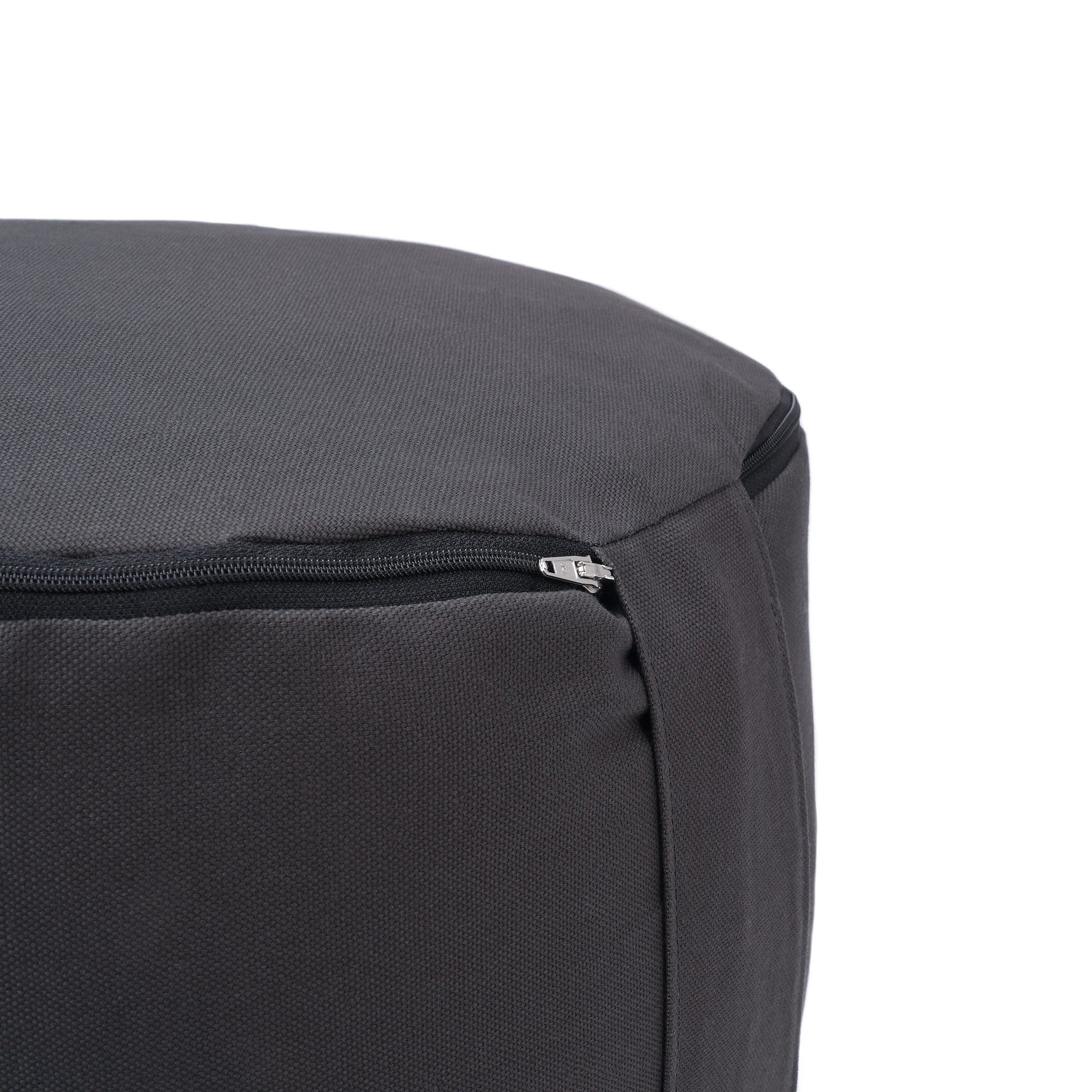 Glückssitz® Rondo Big D - regional hergestellt anthrazit 36 x 36 x 28 cm Buchweizenschalen