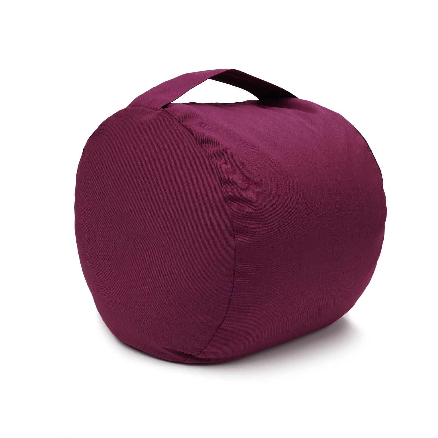 Glückssitz® Rondo Big D - regional hergestellt aubergine 36 x 36 x 28 cm Buchweizenschalen