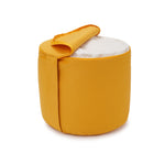 Glückssitz® Rondo Big D - regional hergestellt maisgelb 36 x 36 x 28 cm Buchweizenschalen