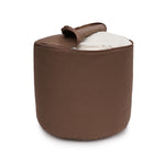 Glückssitz® Rondo Big D - regional hergestellt schoko 36 x 36 x 28 cm Buchweizenschalen