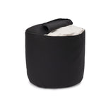 Glückssitz® Rondo Big D - regional hergestellt schwarz 36 x 36 x 28 cm Buchweizenschalen