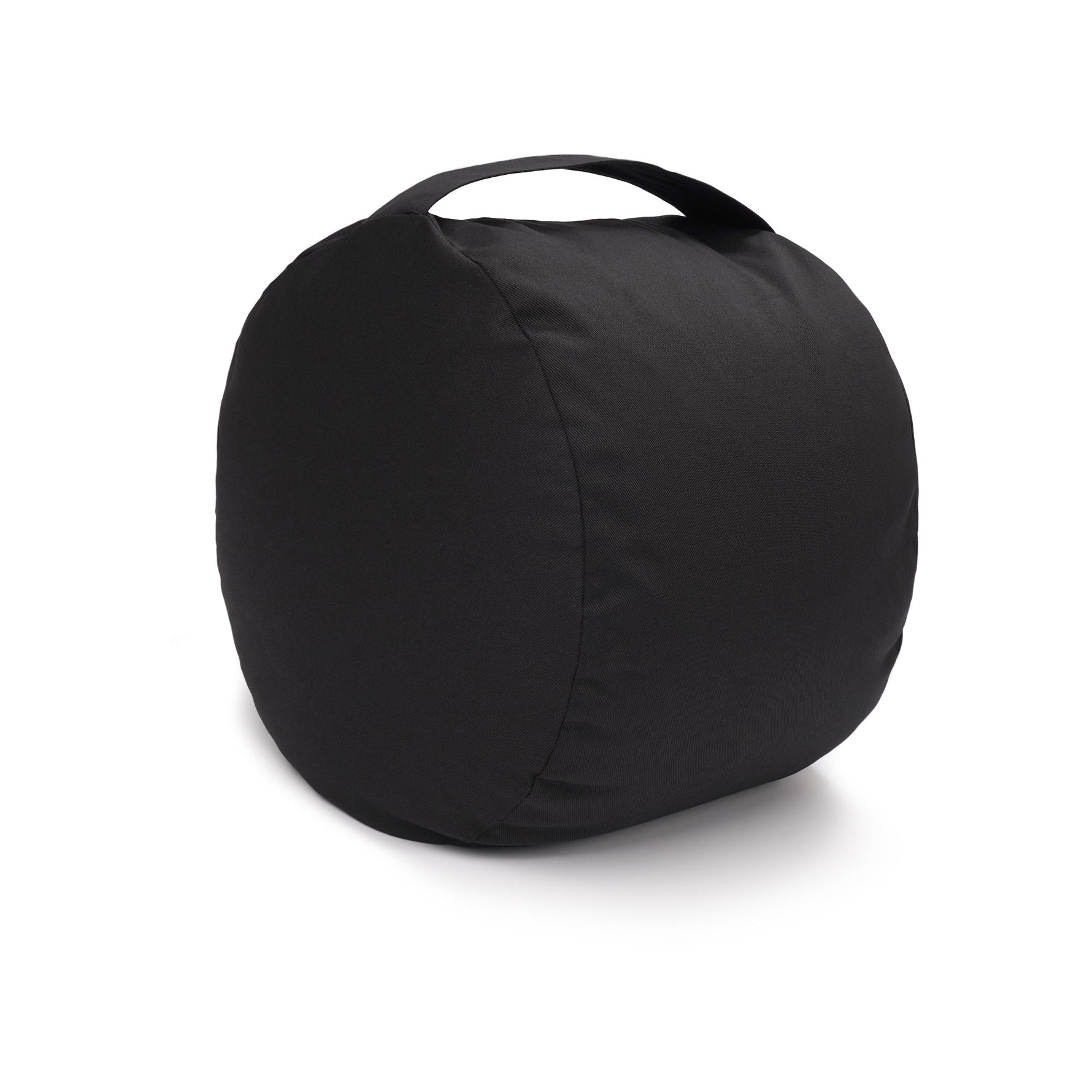 Glückssitz® Rondo Big D - regional hergestellt schwarz 36 x 36 x 28 cm Buchweizenschalen