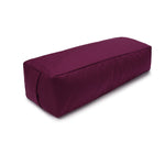 Yoga und Pilates Rechteckbolster D - regional hergestellt aubergine 60 x 20 x 14 cm Buchweizenschalen