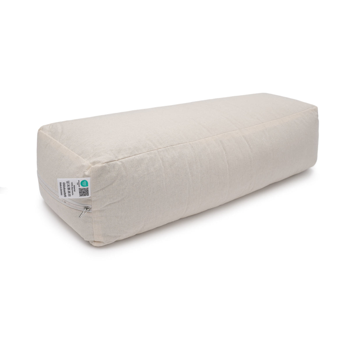 Yoga und Pilates Rechteckbolster D - regional hergestellt 60 x 20 x 14 cm Buchweizenschalen