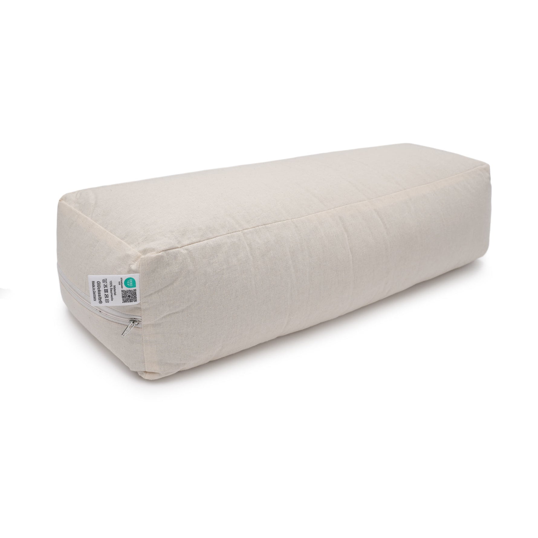 Yoga und Pilates Rechteckbolster D - regional hergestellt 60 x 20 x 14 cm Buchweizenschalen
