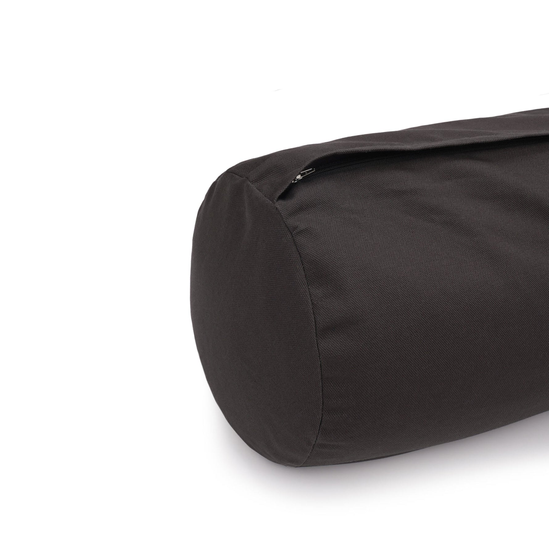 Yoga und Pilates Bolster / Yogarolle D - regional hergestellt anthrazit 65 x 22 x 22 cm Buchweizenschalen