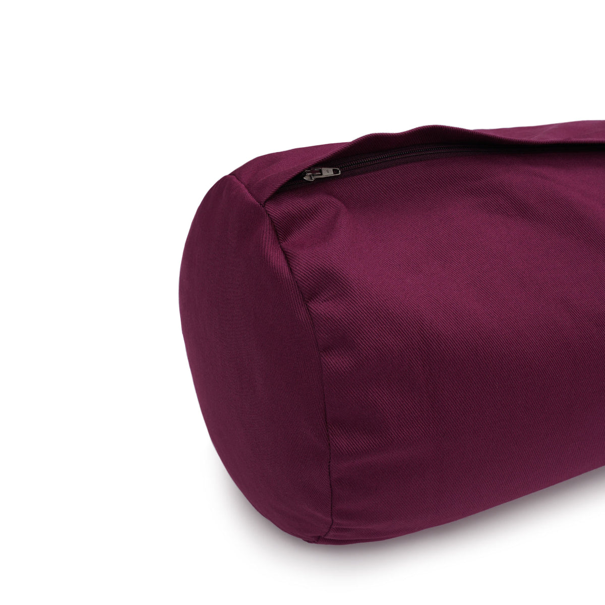 Yoga und Pilates Bolster / Yogarolle D - regional hergestellt aubergine 65 x 22 x 22 cm Buchweizenschalen