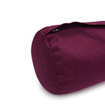 Yoga und Pilates Bolster / Yogarolle D - regional hergestellt aubergine 65 x 22 x 22 cm Buchweizenschalen