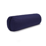Yoga und Pilates Bolster / Yogarolle D - regional hergestellt marine 65 x 22 x 22 cm Buchweizenschalen