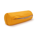 Yoga und Pilates Bolster / Yogarolle D - regional hergestellt maisgelb 65 x 22 x 22 cm Buchweizenschalen