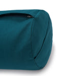 Yoga und Pilates Bolster / Yogarolle D - regional hergestellt petrol 65 x 22 x 22 cm Buchweizenschalen