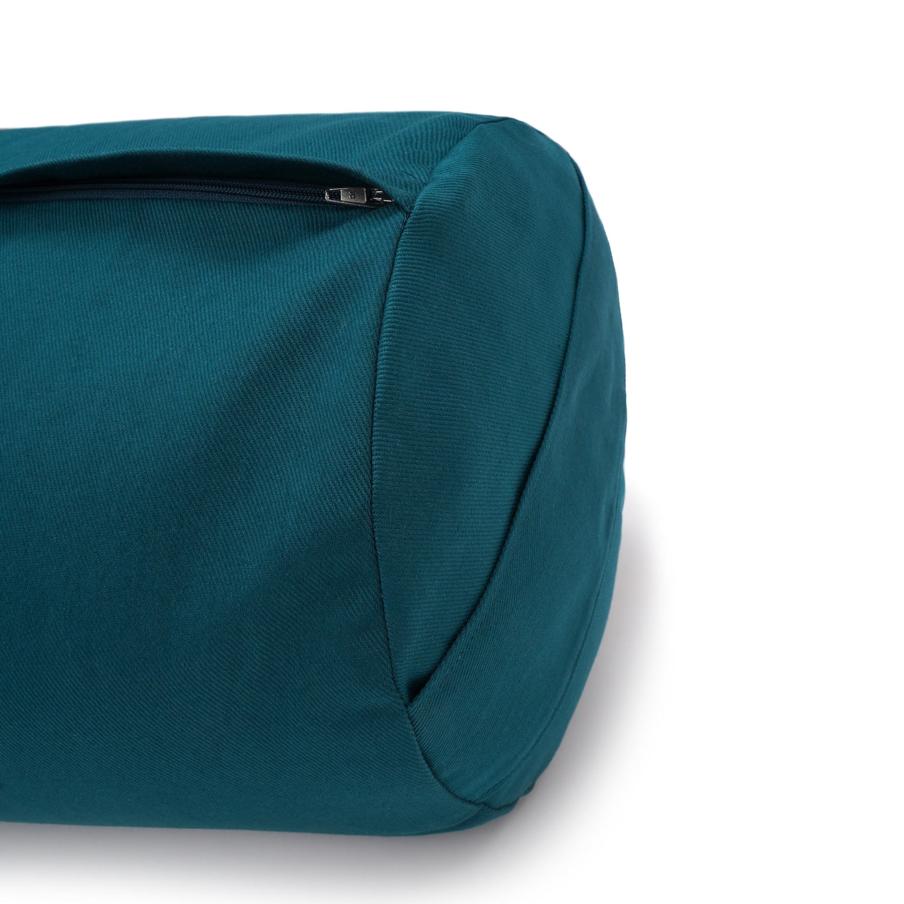 Yoga und Pilates Bolster / Yogarolle D - regional hergestellt petrol 65 x 22 x 22 cm Buchweizenschalen