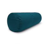 Yoga und Pilates Bolster / Yogarolle D - regional hergestellt petrol 65 x 22 x 22 cm Buchweizenschalen