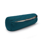 Yoga und Pilates Bolster / Yogarolle D - regional hergestellt petrol 65 x 22 x 22 cm Buchweizenschalen