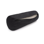 Yoga und Pilates Bolster / Yogarolle D - regional hergestellt schwarz 65 x 22 x 22 cm Buchweizenschalen
