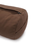 Yoga und Pilates Bolster / Yogarolle D - regional hergestellt schoko 65 x 22 x 22 cm Buchweizenschalen