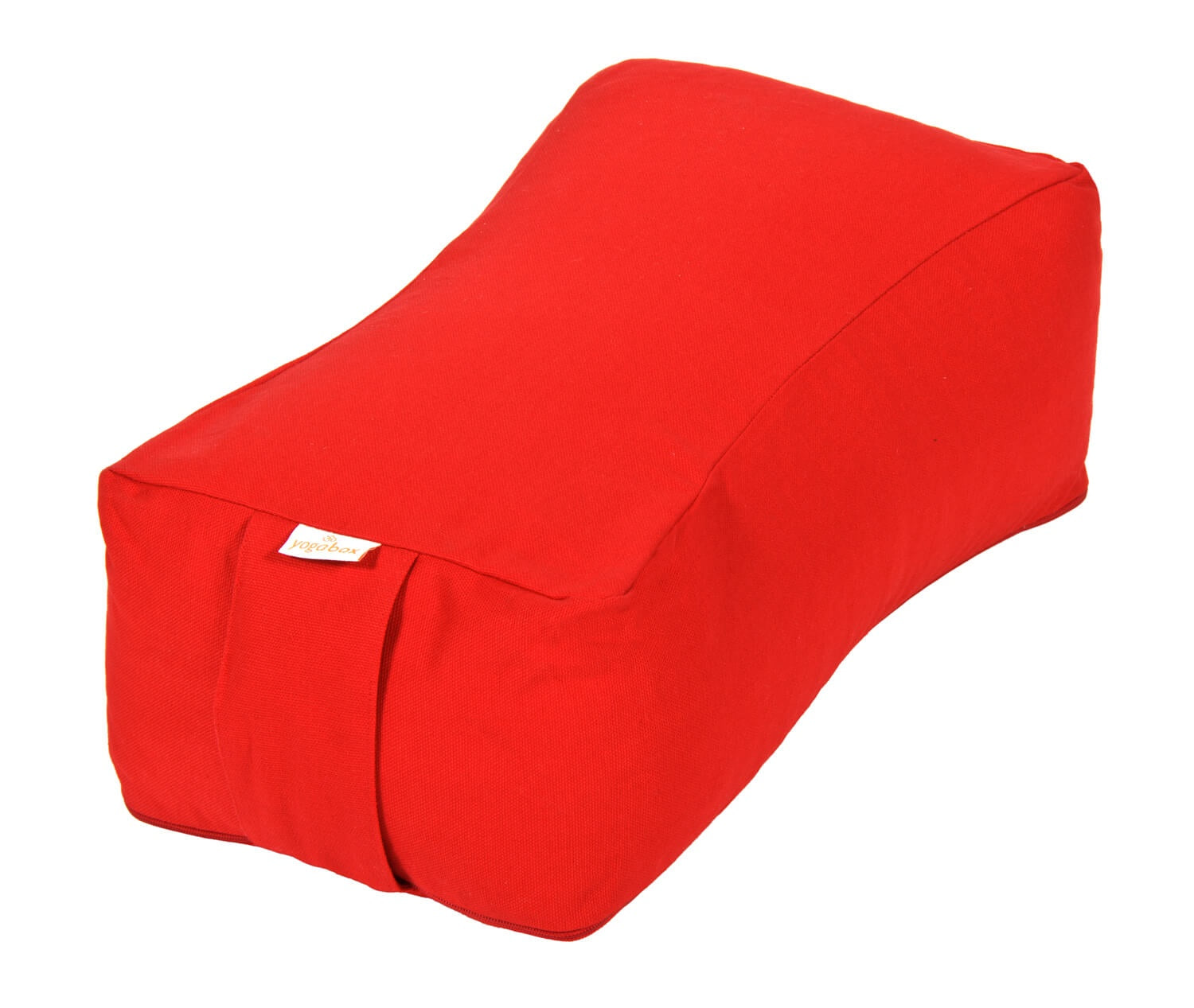 Meditationskissen SQUARE rot 38 x 20 x 13 cm Buchweizenschalen