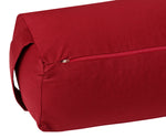 Yoga und Pilates Rechteckbolster D - regional hergestellt bordeaux 60 x 20 x 14 cm Buchweizenschalen