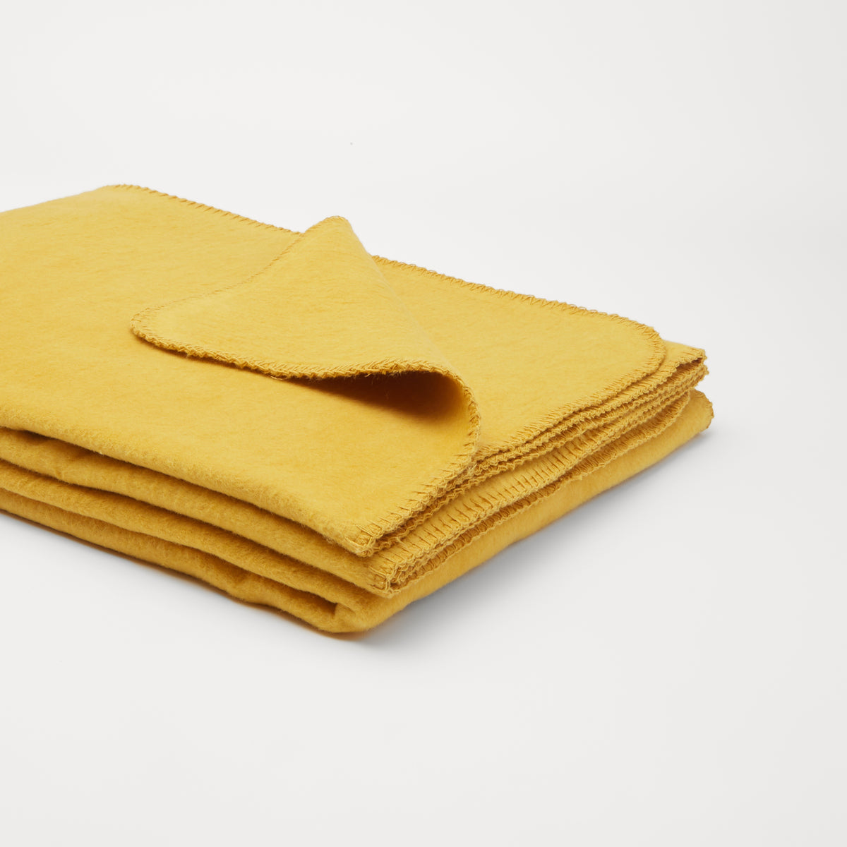 Flauschige Kinder Baumwolldecke - regional hergestellt honeygold 100 x 150 cm