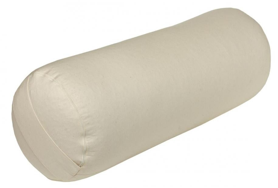 Yoga und Pilates Bolster / Yogakissen Made in Germany natur 65 x 22 x 22 cm Buchweizenschalen