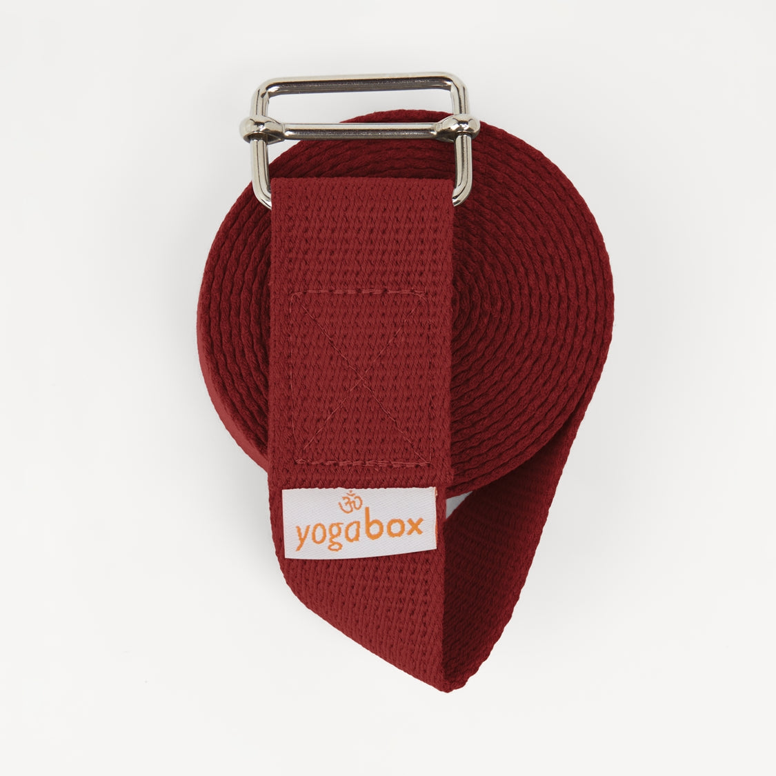 Yogagurt BASIC mit Schiebeverschluss bordeaux