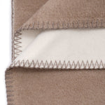 Flauschige Baumwoll Wendedecke zweifarbig - regional hergestellt - YOVANA GmbH • yogabox.de