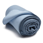 Flauschige Baumwoll Wendedecke zweifarbig - regional hergestellt - YOVANA GmbH • yogabox.de