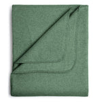 Flauschige Baumwolldecke - regional hergestellt forestgreen 150 x 200 cm