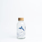 Glastrinkflasche CARRY durchsichtig 0,4 L Ocean Lover