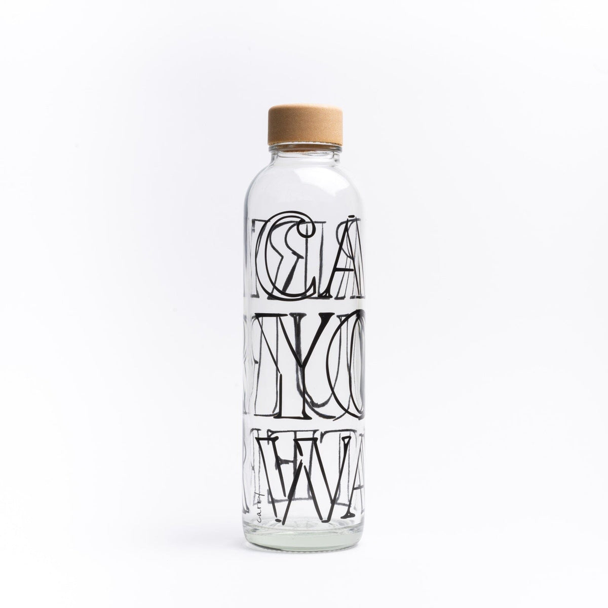 Glastrinkflasche CARRY durchsichtig 0,7 L Carry Your Water