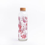 Glastrinkflasche CARRY durchsichtig 0,7 L Coral Reef