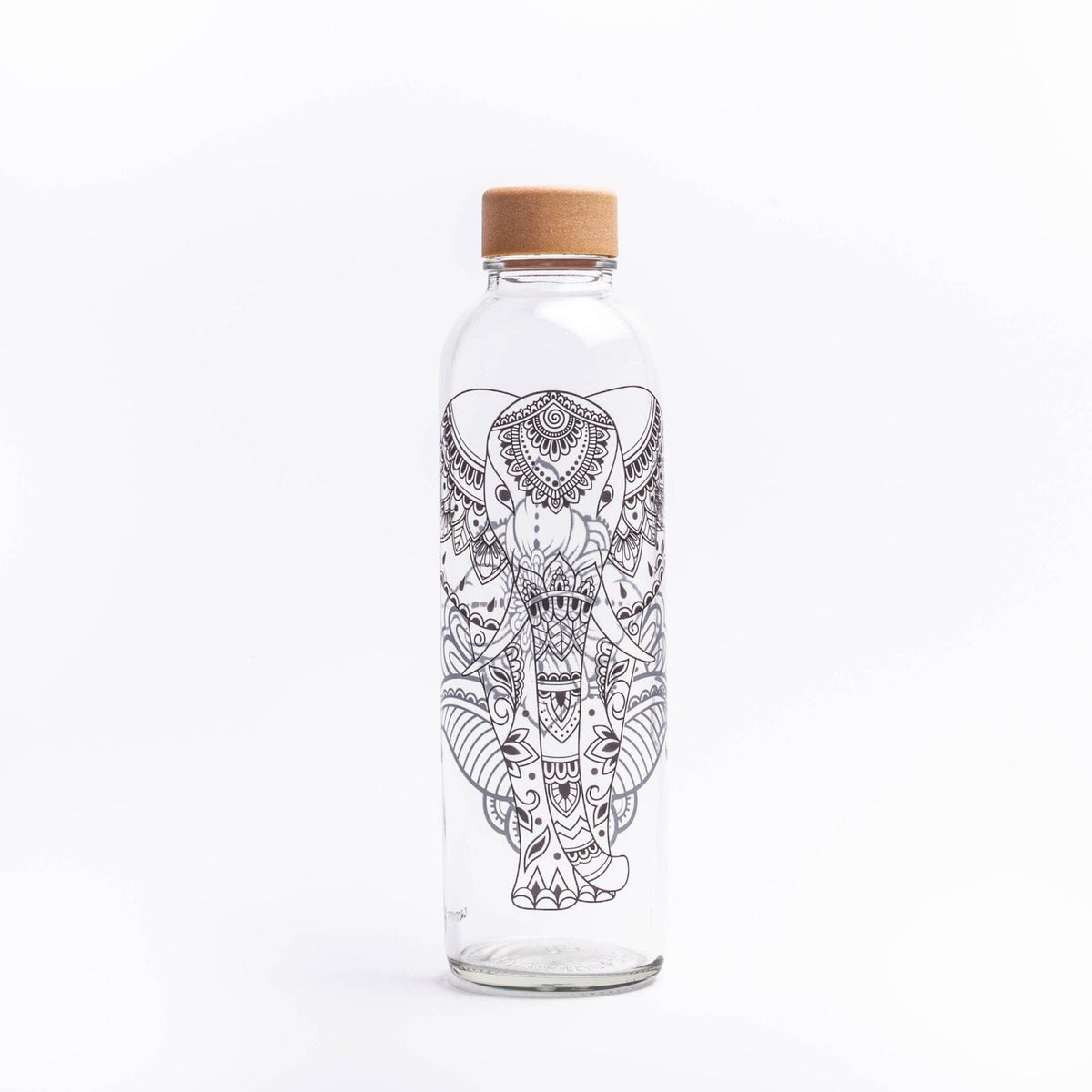 Glastrinkflasche CARRY durchsichtig 0,7 L Elephant