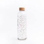 Glastrinkflasche CARRY durchsichtig 0,7 L Flying Circles