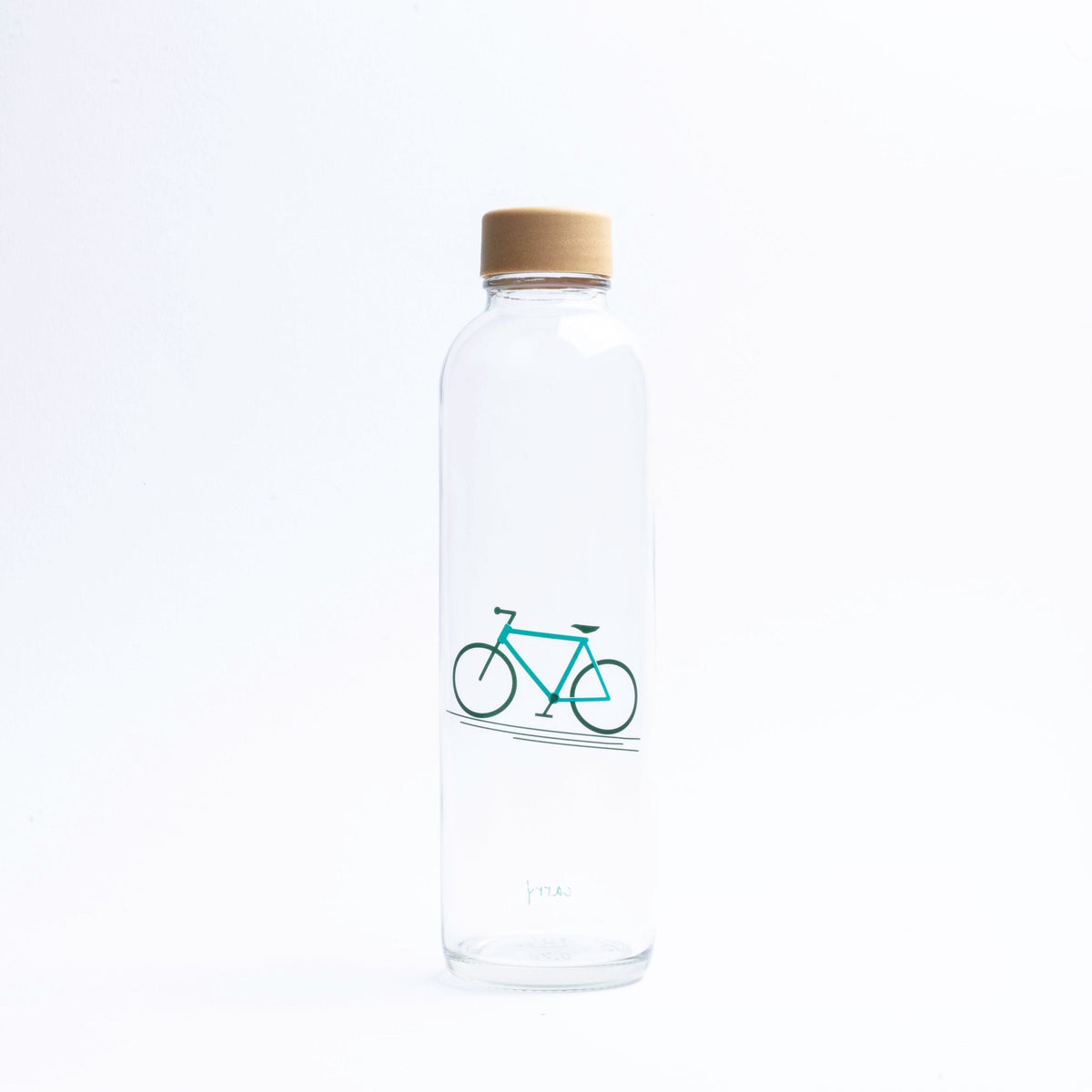Glastrinkflasche CARRY durchsichtig 0,7 L Go Cycling