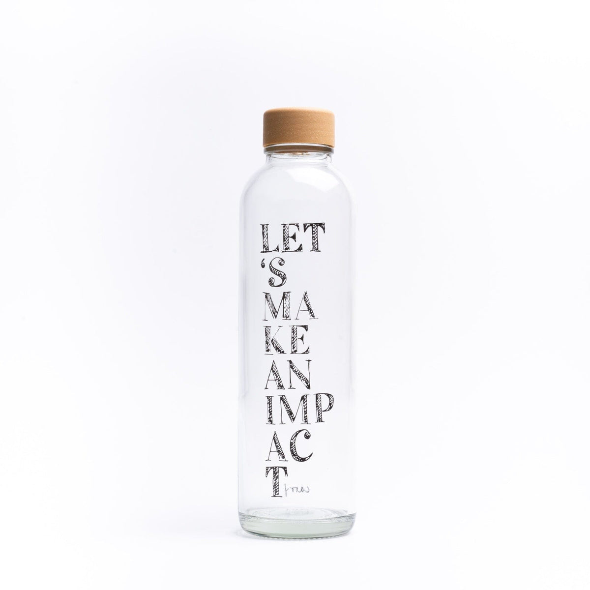 Glastrinkflasche CARRY durchsichtig 0,7 L Impact