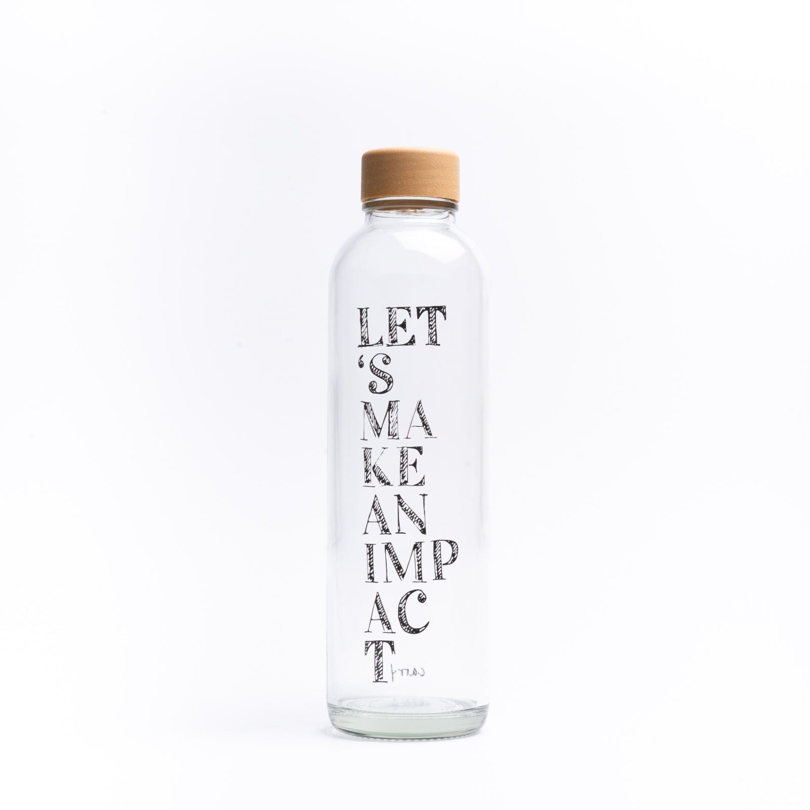 Glastrinkflasche CARRY durchsichtig 0,7 L Impact