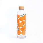 Glastrinkflasche CARRY durchsichtig 0,7 L Juicy Oranges