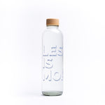 Glastrinkflasche CARRY durchsichtig 0,7 L Less Is More