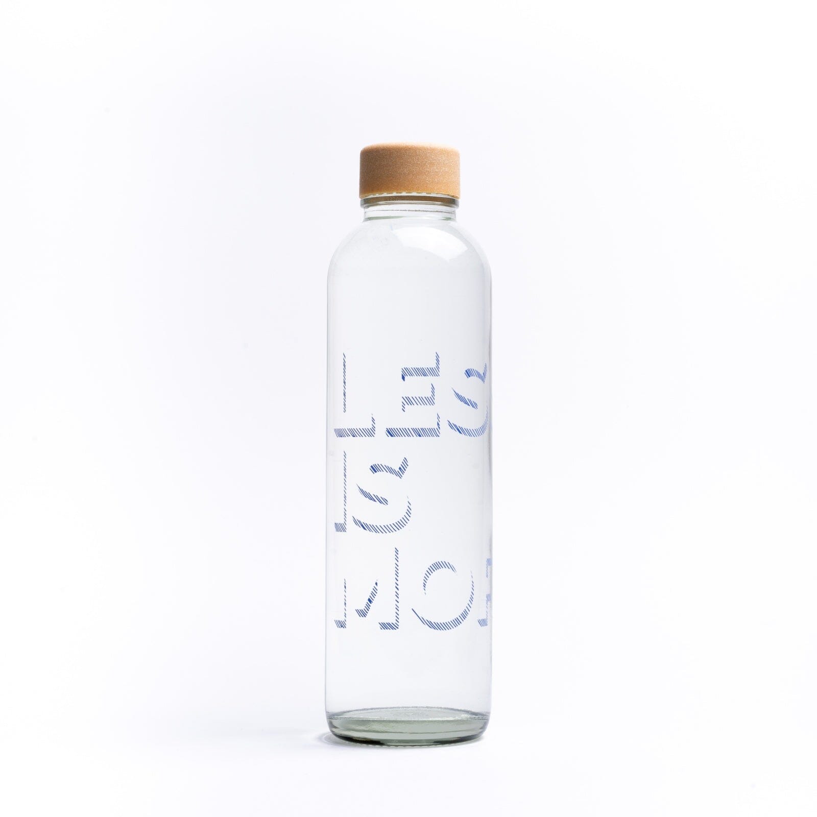 Glastrinkflasche CARRY durchsichtig 0,7 L Less Is More
