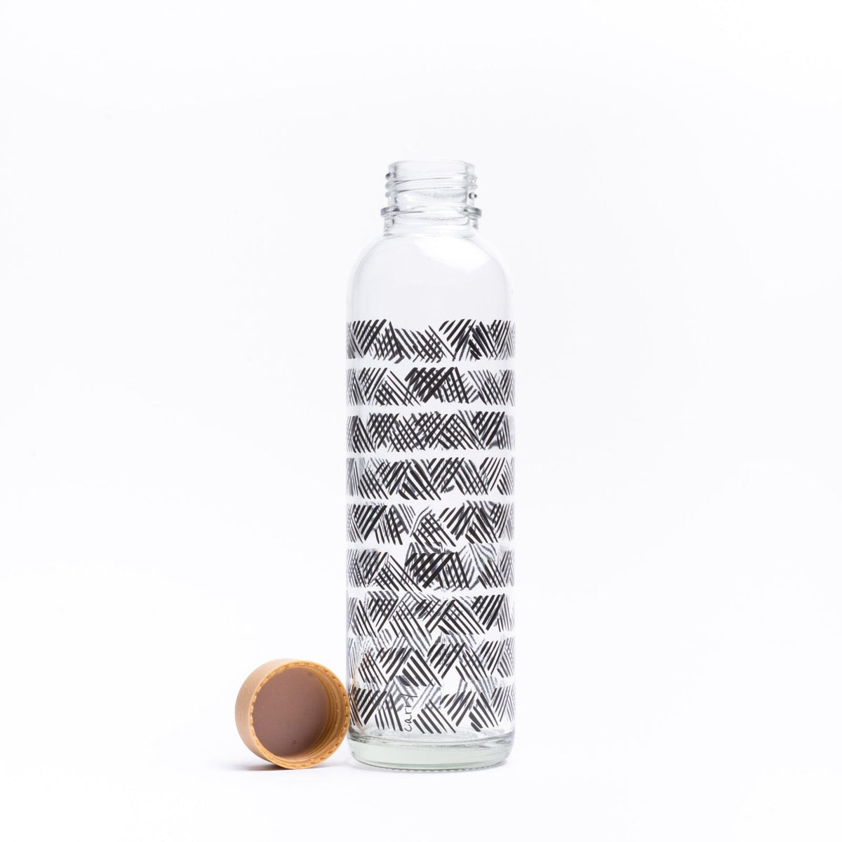 Glastrinkflasche CARRY durchsichtig 0,7 L Off Track