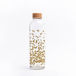 Glastrinkflasche CARRY durchsichtig 0,7 L Pure Gold