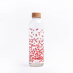 Glastrinkflasche CARRY durchsichtig 0,7 L Pure Love