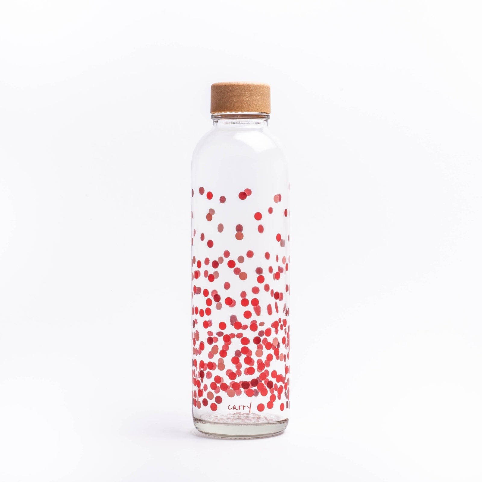 Glastrinkflasche CARRY durchsichtig 0,7 L Pure Love