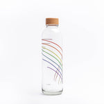 Glastrinkflasche CARRY durchsichtig 0,7 L Rainbow